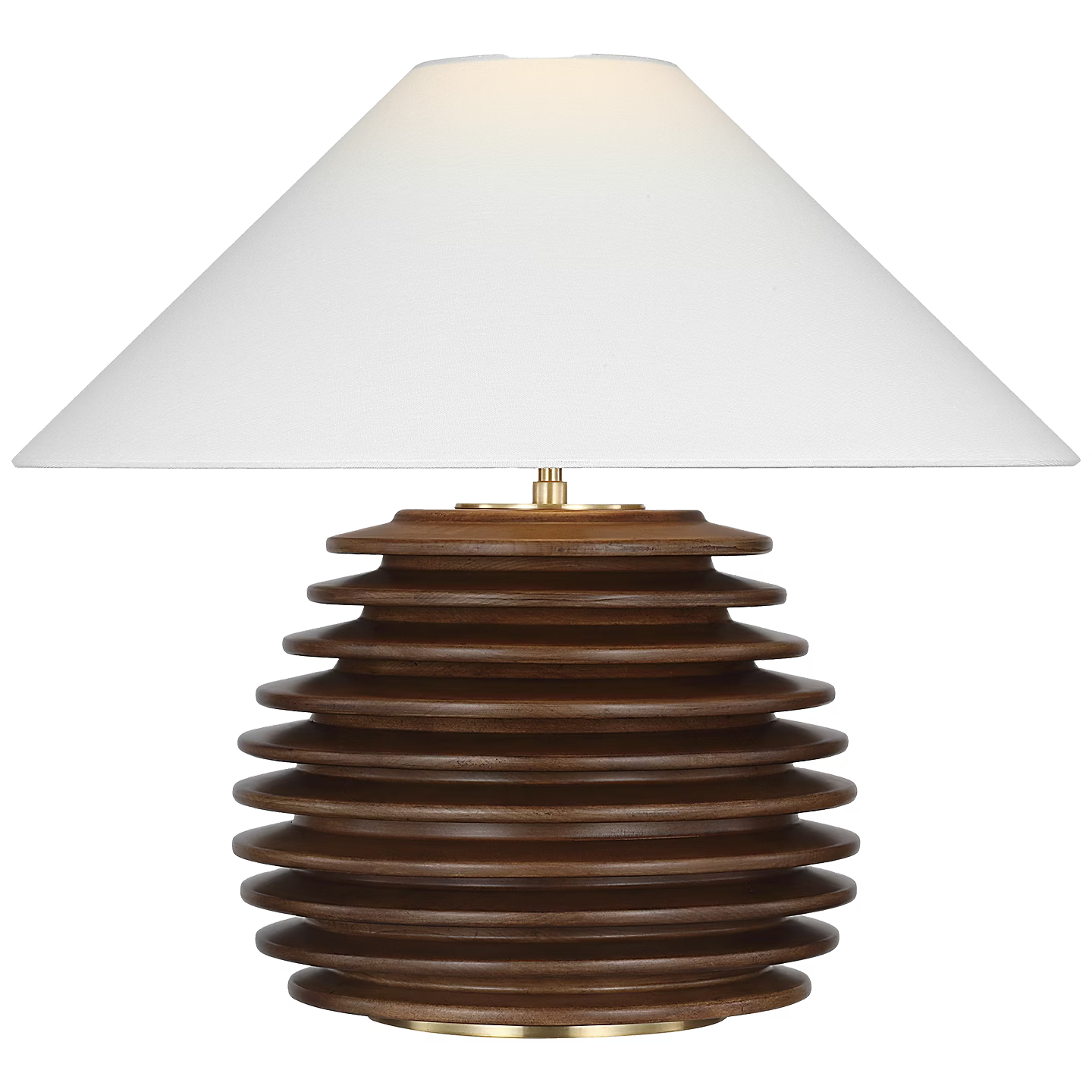Crenelle 20" Stacked Table Lamp