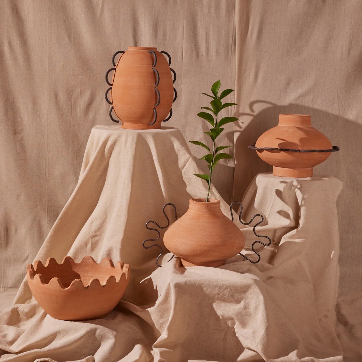 Sabana Terracotta + Iron Vessel Tall
