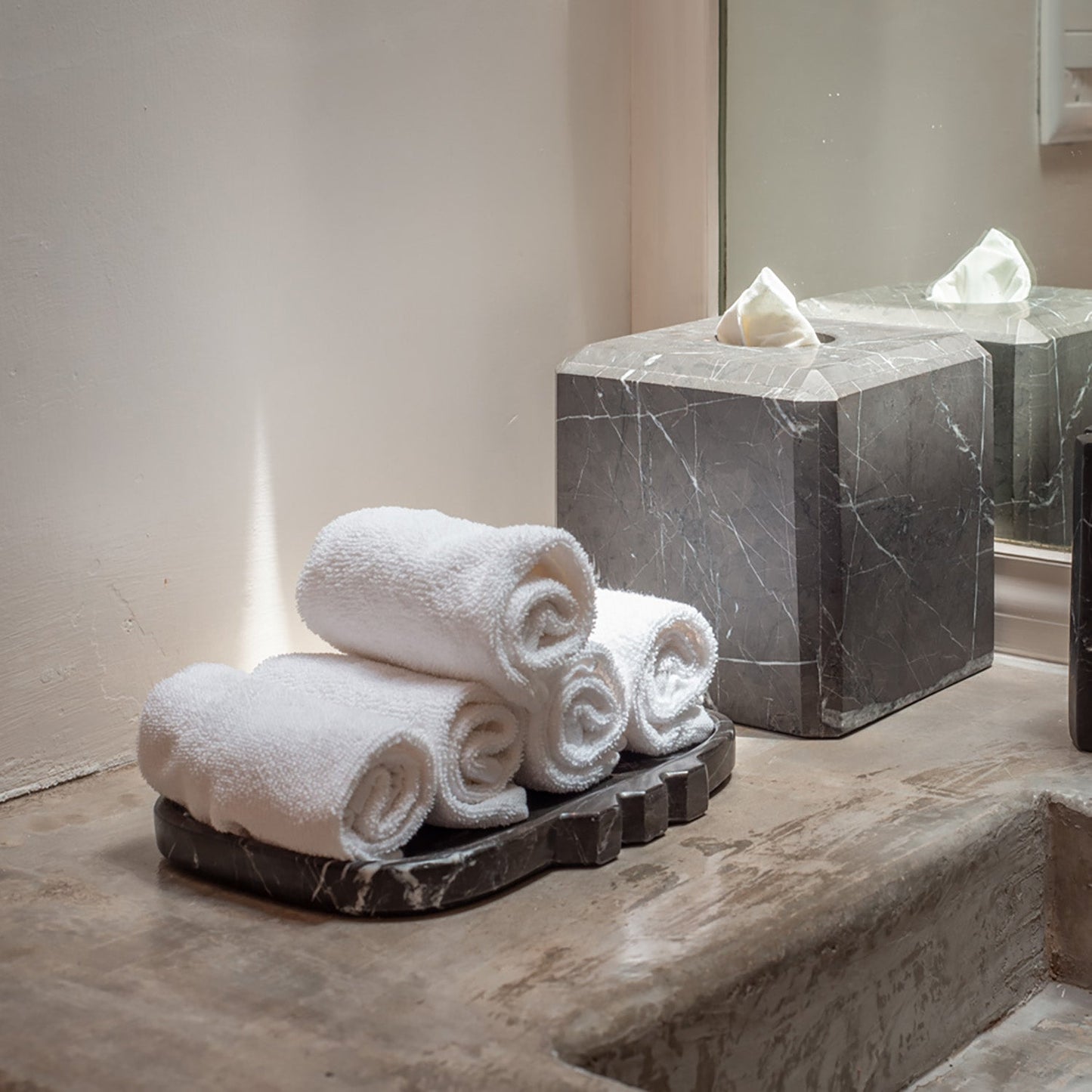 Noir Marble Vanity Tray