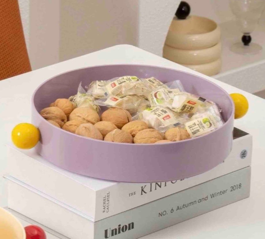 Jelly Bean Fruit Tray, Whimsical Dopamine Decorative Tray - Jelly Bean Tray - Passion Fruit - INSPECIAL HOME