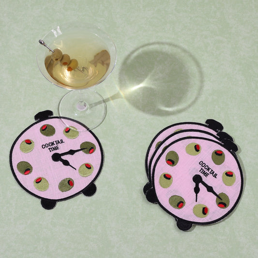 The Cocktail Hour Linen Napkins