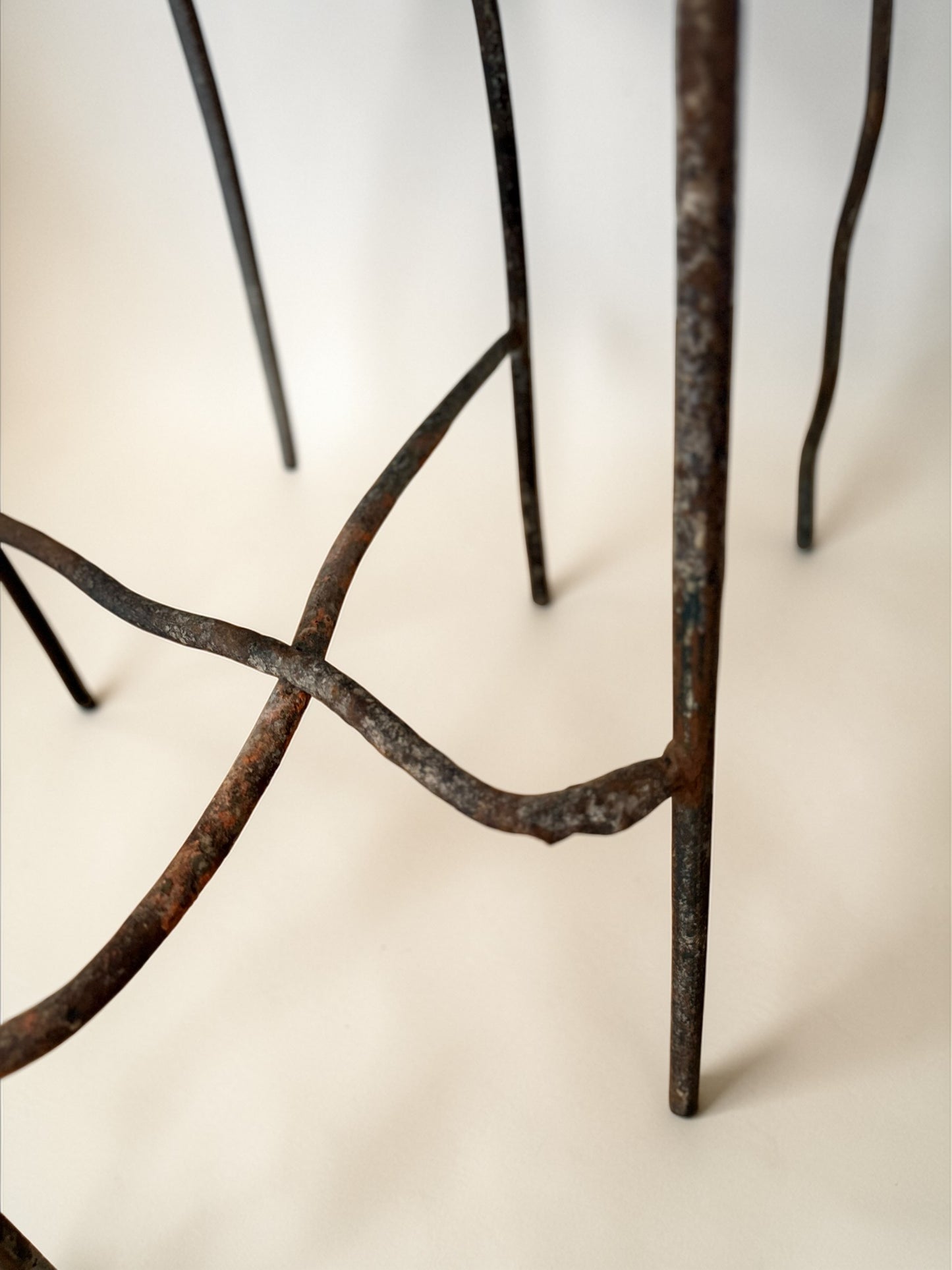 Vintage Italian Modernist Wrought Iron Furniture