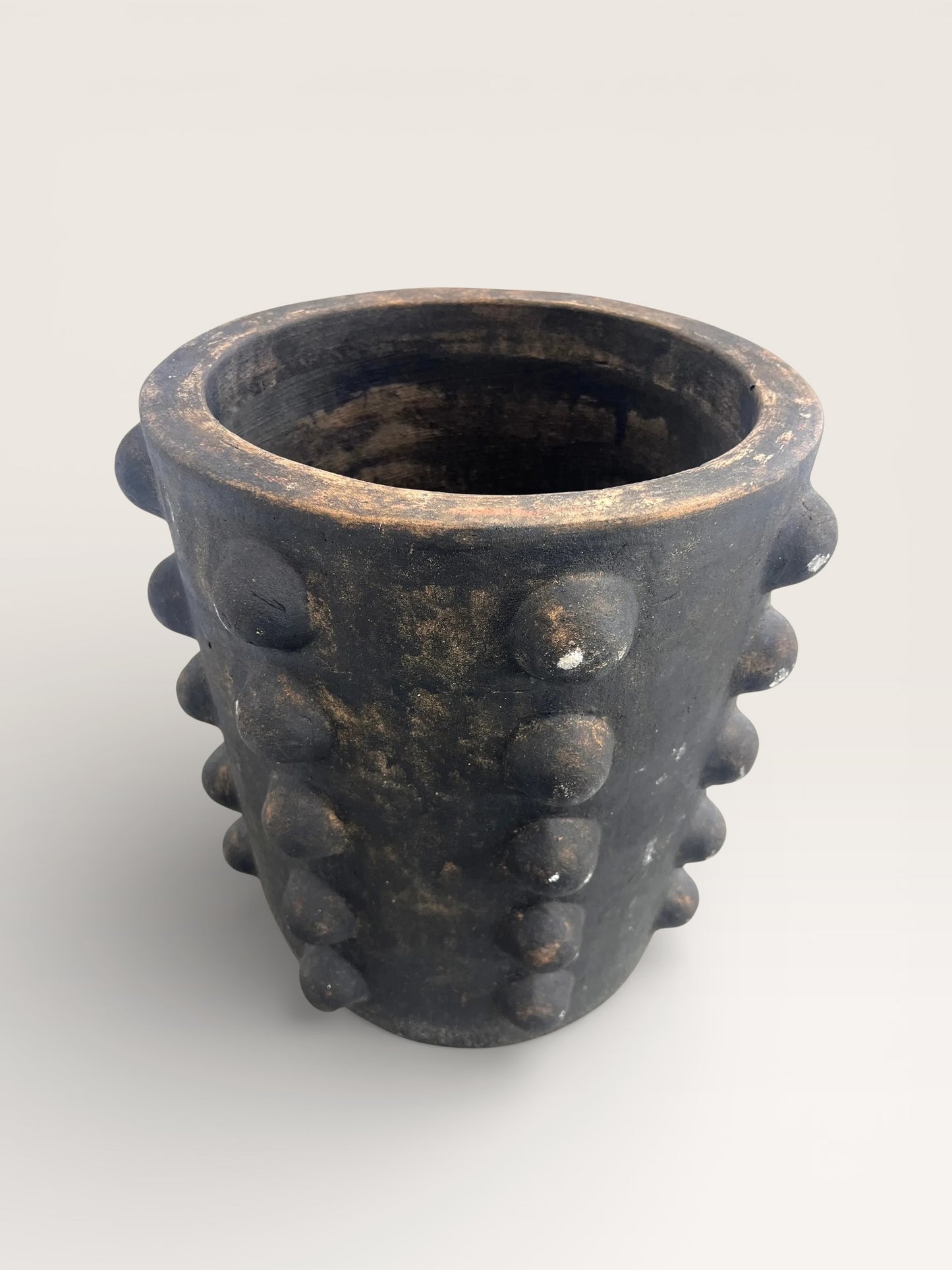 Vintage Raised Relief Ceramic Planter - 1 Available