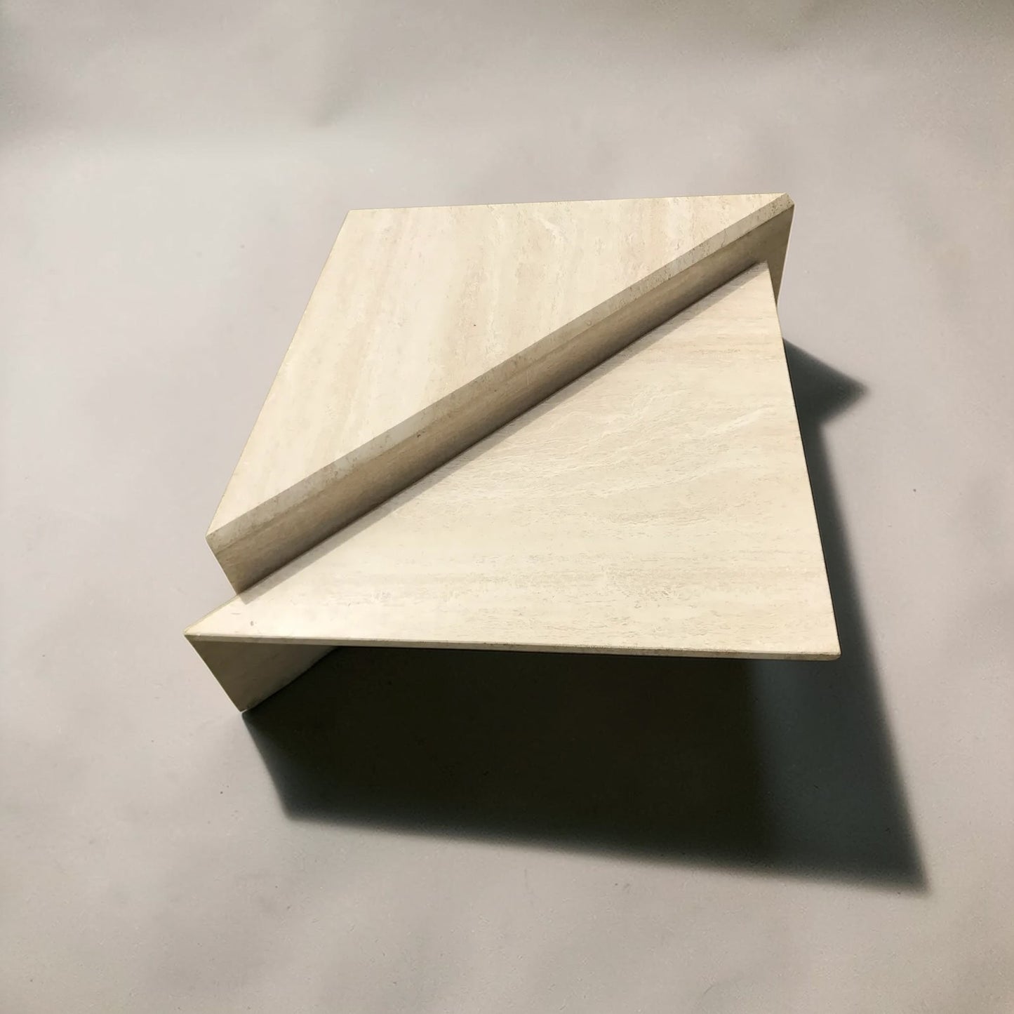 Italian Postmodern Travertine Tables - Sold as Set