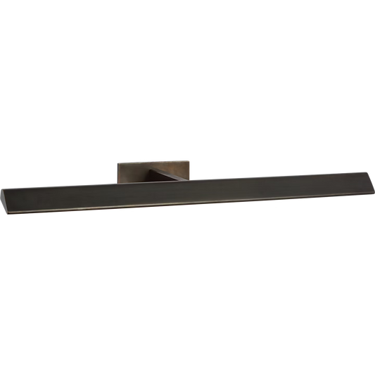 Long rectangular object with a central cutout on a white background