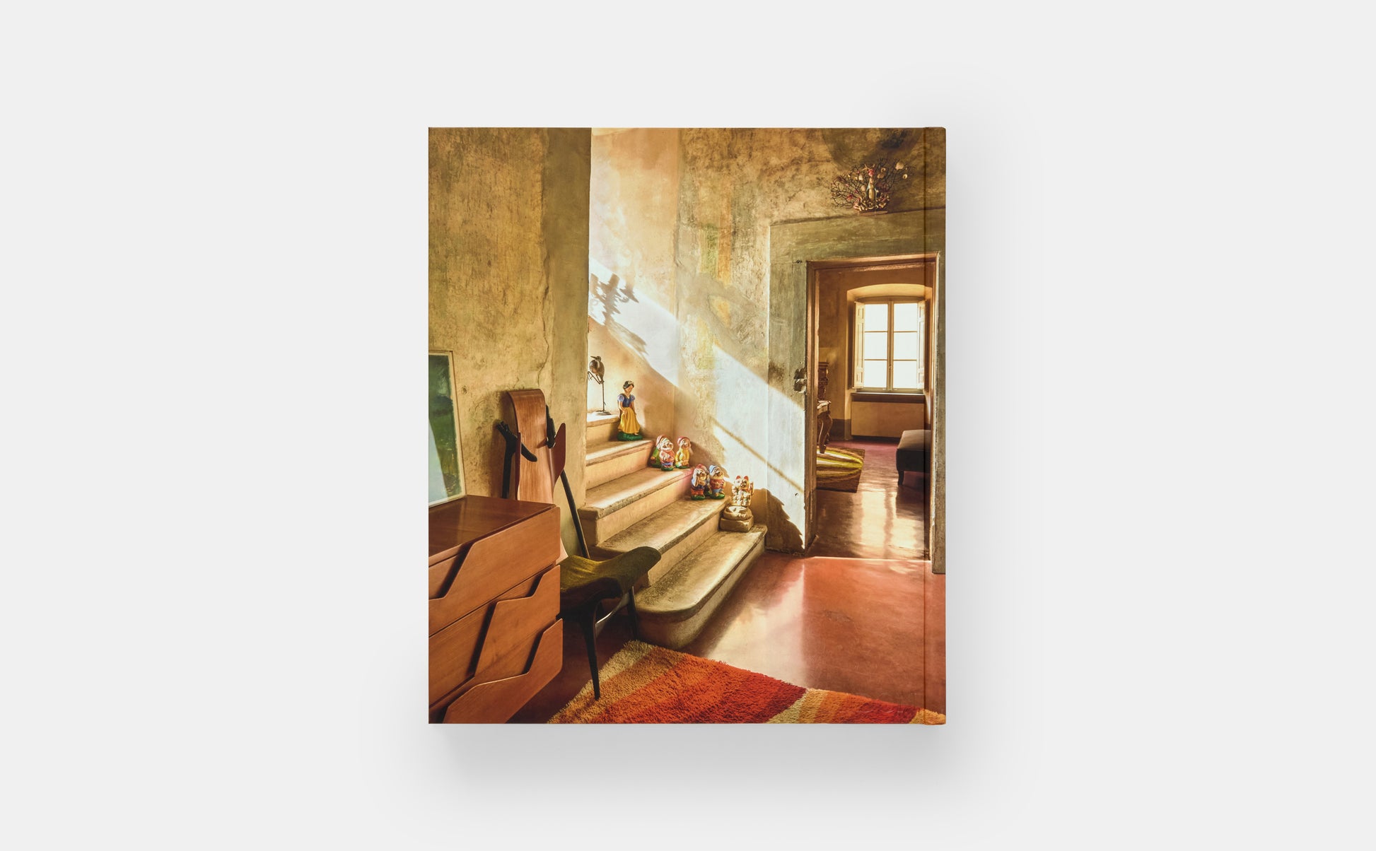 Canvas print of a room with a chair and table on a white background